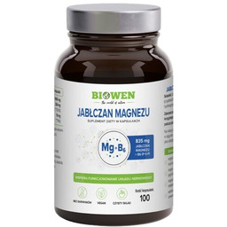 Jabłczan magnezu + B6 x 100 kapsułek BIOWEN