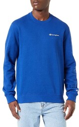 Champion Bluza Męska Niebieska Crewneck Sweatshirt 218287.Bs025 S