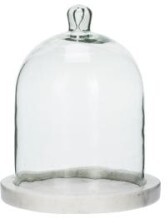 Madam Stoltz - Marmurowa taca z kloszem