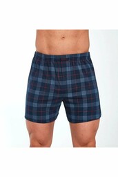 Bokserki bawełniane Comfort 2255 niebiesko-czerwone4XL