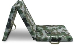 Hop-Sport, Materac gimnastyczny składany, twardy, moro, 5cm