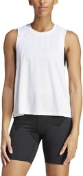 adidas Kobiety Studio Tank Top, white/grey two, M