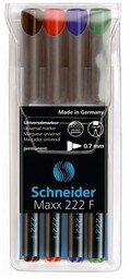 Marker foliopis/do CD 0,7mm F okrągły SCHNEIDER MAXX