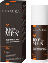 Dermika 100% for Men Krem 30+ silnie nawilżający