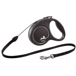 FLEXI Smycz automatyczna Black Design S linka 5