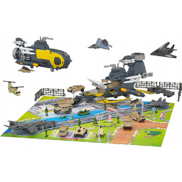 Baza Wojskowa Dla Dzieci Żołnierzyki Zestaw Czołgi Zabawka