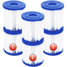 6x Filtr Do Pompy Basenu Bestway Filtry Wkład
