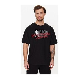 New Era T-Shirt NBA Logo Script 60332208 Czarny