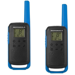 Radiotelefony krótkofalówki MOTOROLA T62 MOTO62B czarno niebieskie -