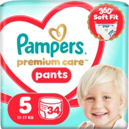 Pampers Premium Care Pants 5 (11-17 kg), pieluchomajtki,