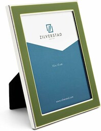 Zilverstad - Zielona ramka na zdjęcia 10x15 srebrna