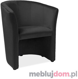 Fotel TM-1 Velvet Signal Bluvel 19 czarny