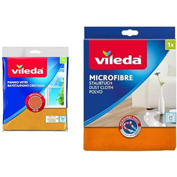 Vileda Zestaw 6produkty Ściereczka do Mycia Okien 3szt