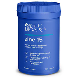 ForMeds Bicaps Zinc 15 Cynk i miedź 60
