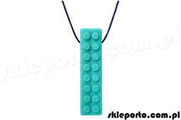 ARK Brick Stick gryzak logopedyczny naszyjnik klocek lego