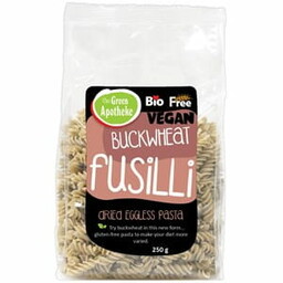 MAKARON GRYCZANY ŚWIDERKI FUSILLI BEZGLUTENOWY BIO 250 G