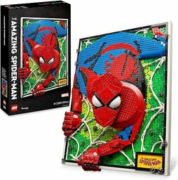 LEGO 31209 ART Niesamowity Spider-Man, plakat z superbohaterem,