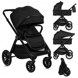 WÓZEK 2w1 Spacerówka Gondola WIELOFUNKCYJNY DUŻE KOŁA DODATKI