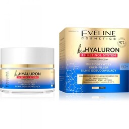 EVELINE bioHYALURON 3xRetinol System 60+ Multiodżywczy Krem-Filler silnie