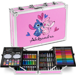 Zestaw artystyczny dla dziewczynki prezent na urodziny