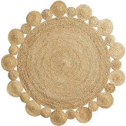 Douceur d''Intérieur MATA okrągła, wielokolorowa, (0) 120 cm