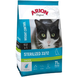 ARION Original Sterilized 33/12 Chicken 7,5kg