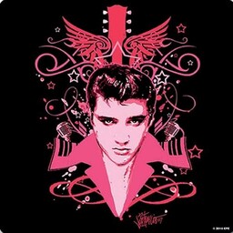 Happy Fans Elvis Presley sprawia, że twarz