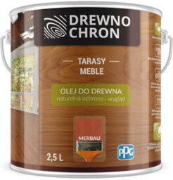 Drewnochron Olej do drewna Merbau 2,5L