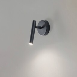 Kinkiet Sopel SIGMA, możliwość ściemniania, czarny, salon /