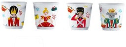 Zestaw 4 filiżanek do espresso Bialetti Nutcracker 60ml