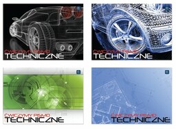Blok ćwiczymy pismo techniczne A4 5 kartek INTERDRUK