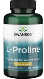 Swanson L-Prolina 500mg 100kaps