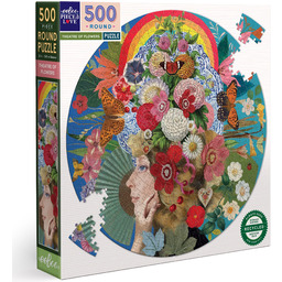 eeBoo - Round Puzzle 500 pcs - Theatre