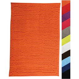 MSV Dywanik łazienkowy, dywanik prysznicowy, szenilowy, wysokie runo,