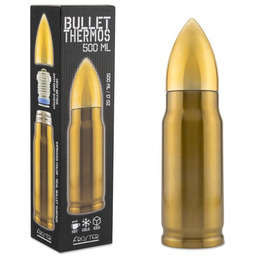 Termos FROSTER Bullet Brass nabój 500 ml