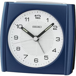 Seiko Clocks Tworzywo sztuczne QHE205L, niebieskie