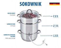 Sokownik Elo 13 l srebrny