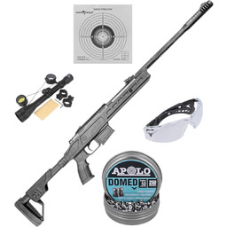 Zestaw Wiatrówka Hatsan Zada 4.5 mm: luneta, okulary,