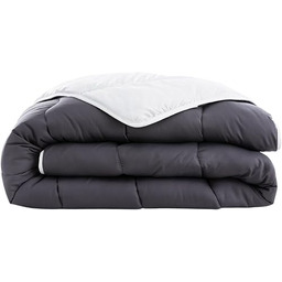 Abeil Biało-szara dwukolorowa kołdra 240 x 260 cm