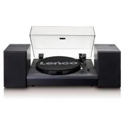 Lenco LS-300BK Półautomatyczny Napęd bezpośredni Przedwzmacniacz Bluetooth Czarny