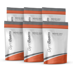 GymBeam Płatki błyskawiczne 6 x 1000 g wanilia