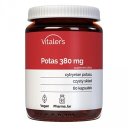 Cytrynian Potasu 380 mg, Vitaler''s, 60 kapsułek
