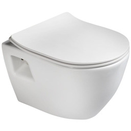 Miska WC podwieszana 35,5x50 cm+ DESKA SLIM Soft