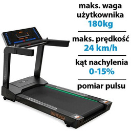 Bieżnia elektryczna HMS BE1862 24km/h