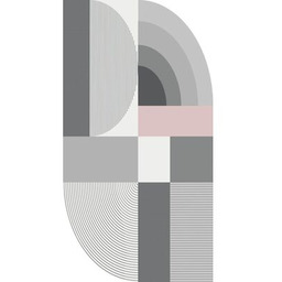 Dywan Oslo nowoczesny 80 x 150 cm wielokolorowy