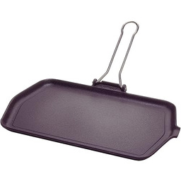 Ilsa Prostokątna patelnia do grillowania Marinella z nierdzewnego