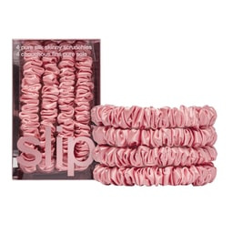 Slip Pure Silk Skinny Scrunchies - Rose Gumka