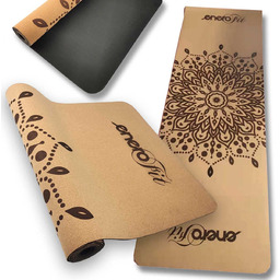 ENERO FIT, Korkowa Mata Do Ćwiczeń Jogi