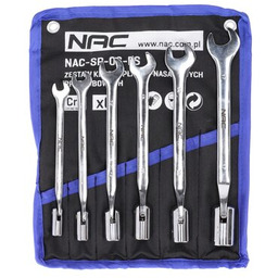 Zestaw kluczy płasko-nasadowych NAC NAC-SP-06-FS (6 sztuk)