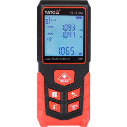 Dalmierz Laserowy Precyzyjny Miernik Odległości Cyfrowy KALIBRACJA100M Yato